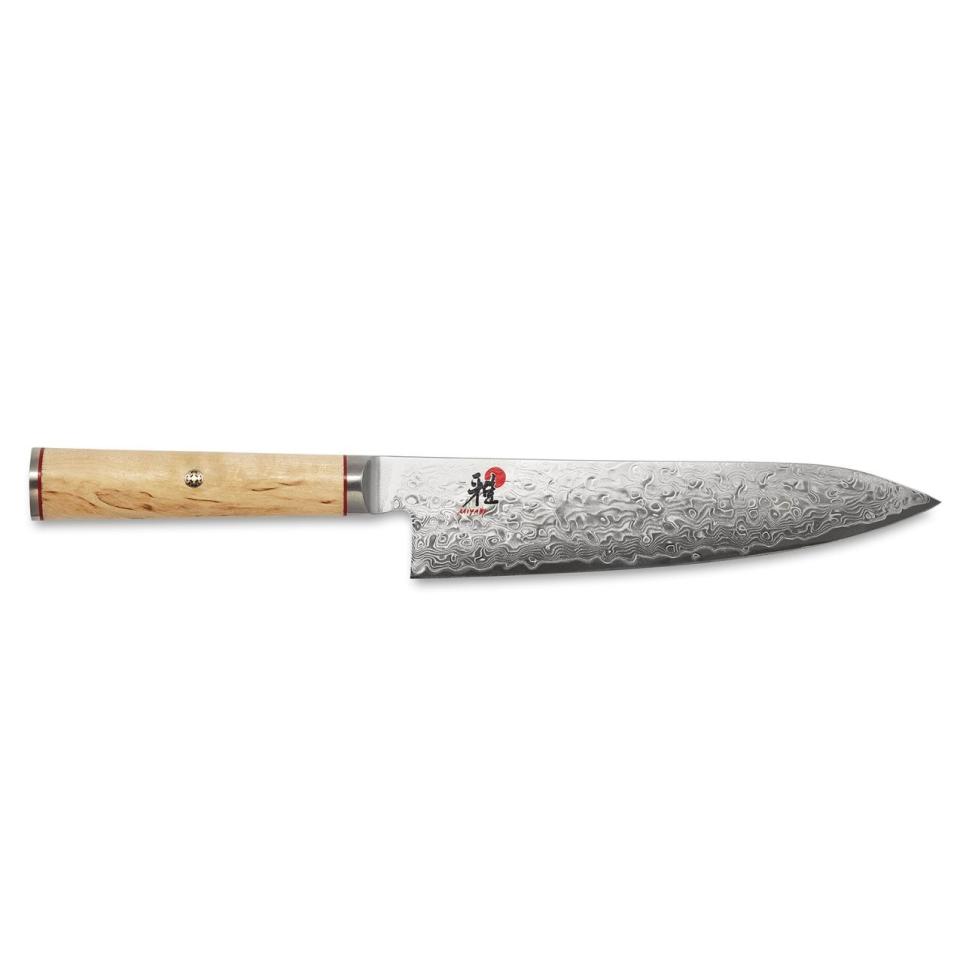 Miyabi Birchwood 8" Chef’s Knife; $300. surlatable.com