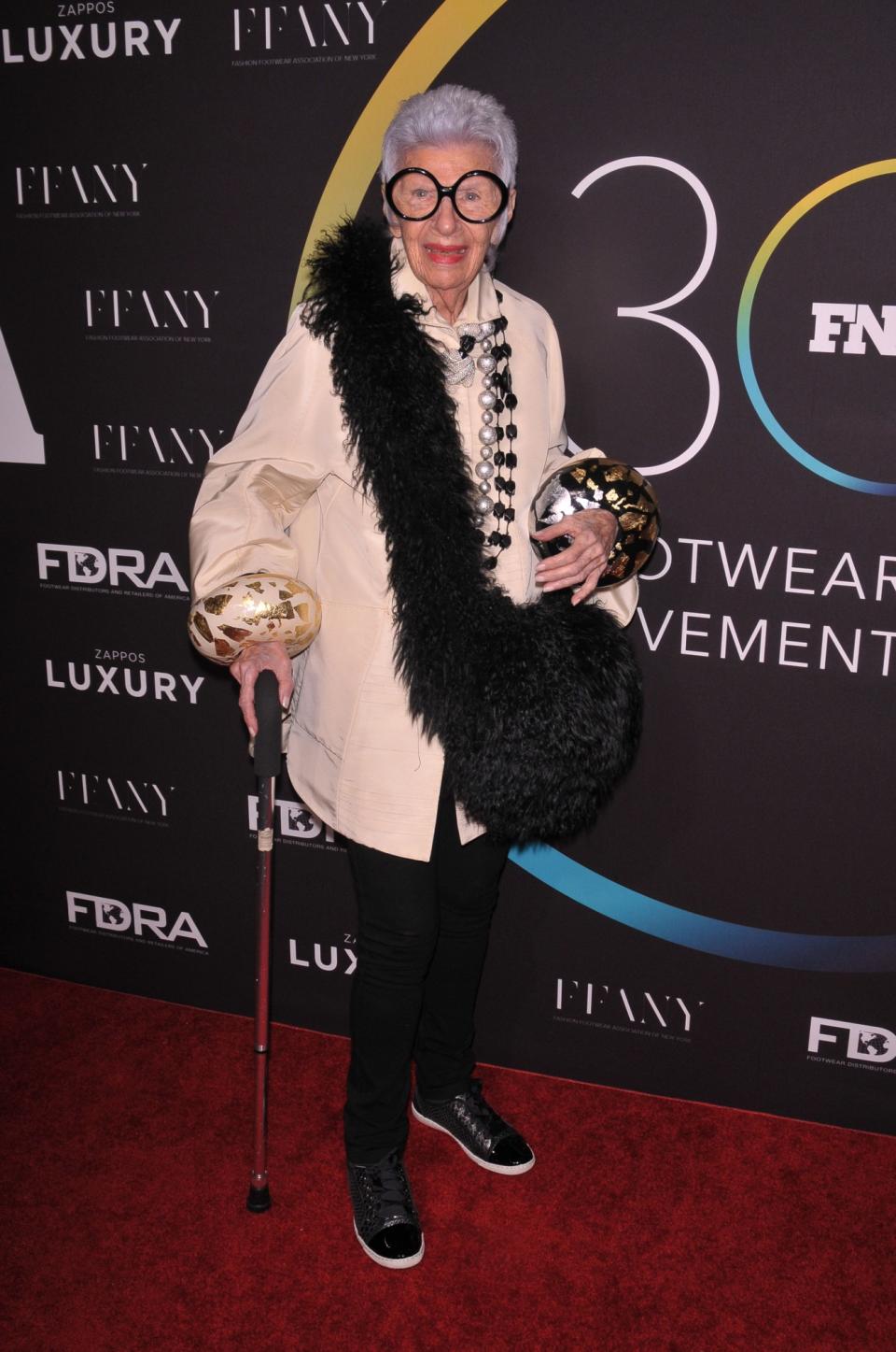 Iris Apfel, 2016