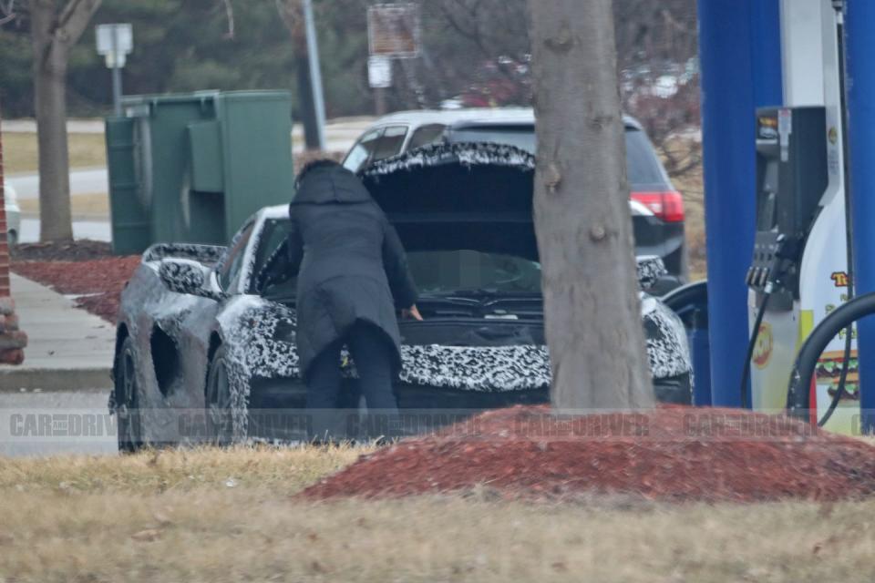 <p>Our photographers tell us that nothing seemed amiss when the Corvette initially pulled up to the gas station, but that the vehicle apparently wouldn't start up again when it was refueled.</p>