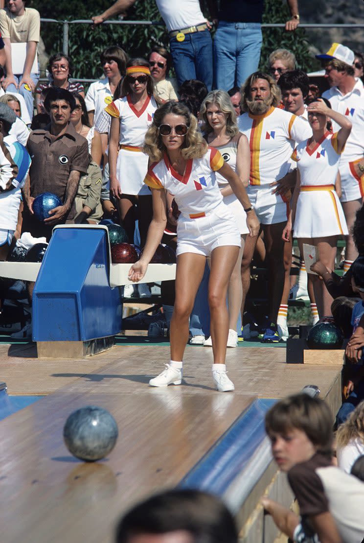 Donna Mills on ABC's Battle of the Network Stars. (Photo Credit: ABC Photo Archives/Getty Images)