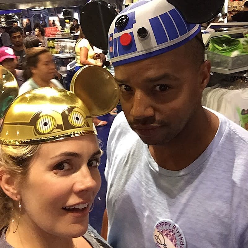 Donald Faison and CaCee Cobb