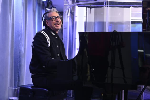 Jeff Goldblum Performs On SiriusXM's Real Jazz Channel At The SiriusXM Studios In New York City - Credit: Getty Images for SiriusXM