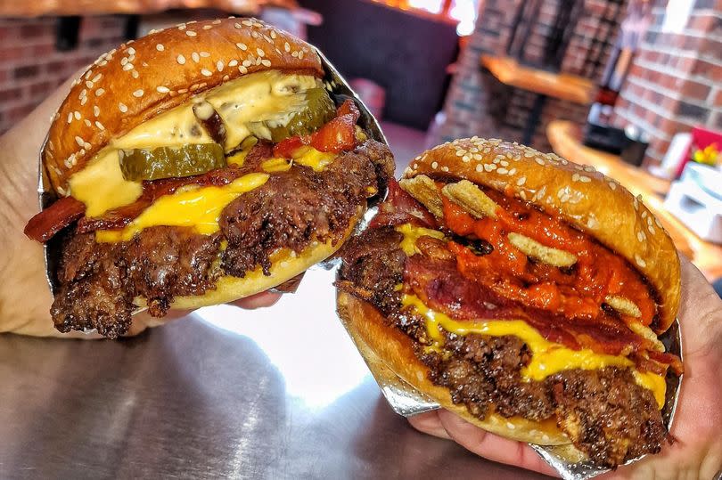 Some of the burgers on offer at Burger Boyz -Credit:Burger Boyz