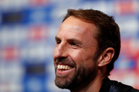 Soccer Football - England Press Conference - Wembley Stadium, London, Britain - November 14, 2018 England manager Gareth Southgate during the press conference Action Images via Reuters/John Sibley