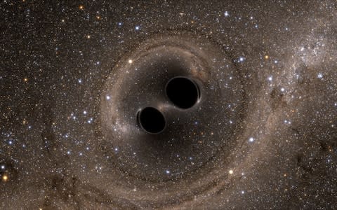 The black hole at the centre of the Milky Way could increase tenfold, flinging the Solar System out into intergalactic space  - Credit: Barcroft Media&nbsp;