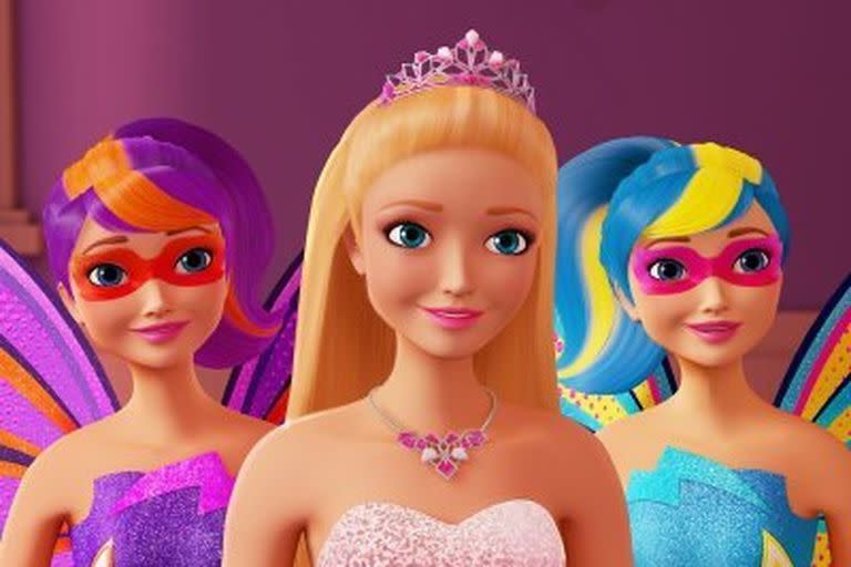 Barbie heroína, uno de las películas que presentaban las nuevas líneas de la muñeca con historias y animación de bajo presupuesto