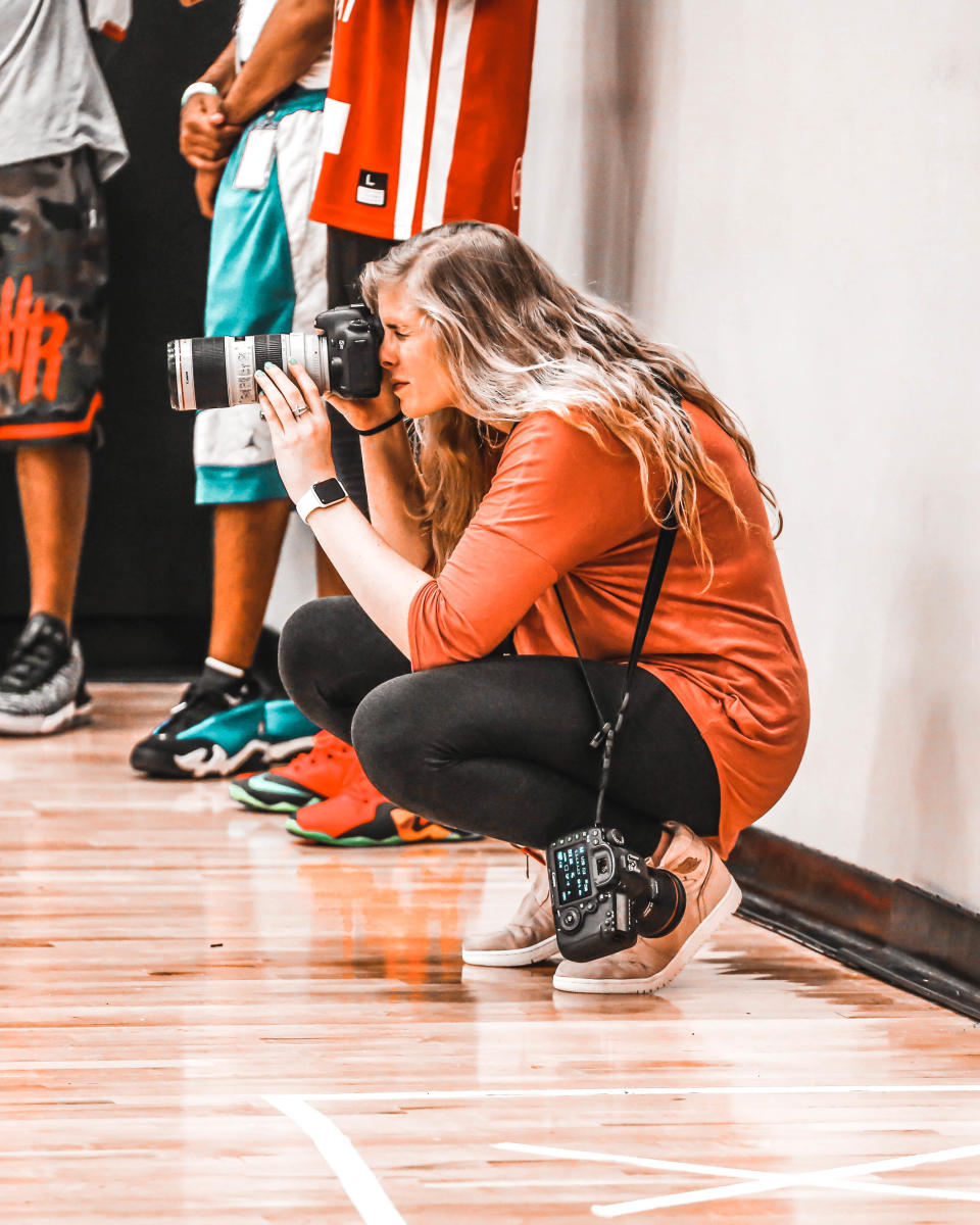 Bri Lewerke started taking photos during the Nike EYBL in 2016. (Photo taken by Kendal Shell)