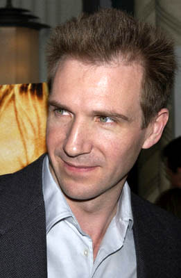 Ralph Fiennes at the New York premiere of Columbia's Enough