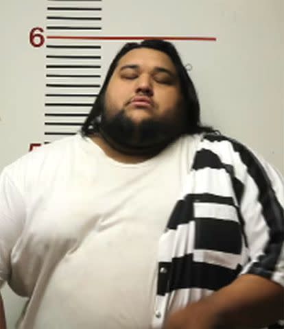 <p>Anderson County Jail</p> Christian Martinez mugshot, Texas man who plead guilty to people smuggling in San Antonio tractor-trailer tragedy that killed 53 migrants.