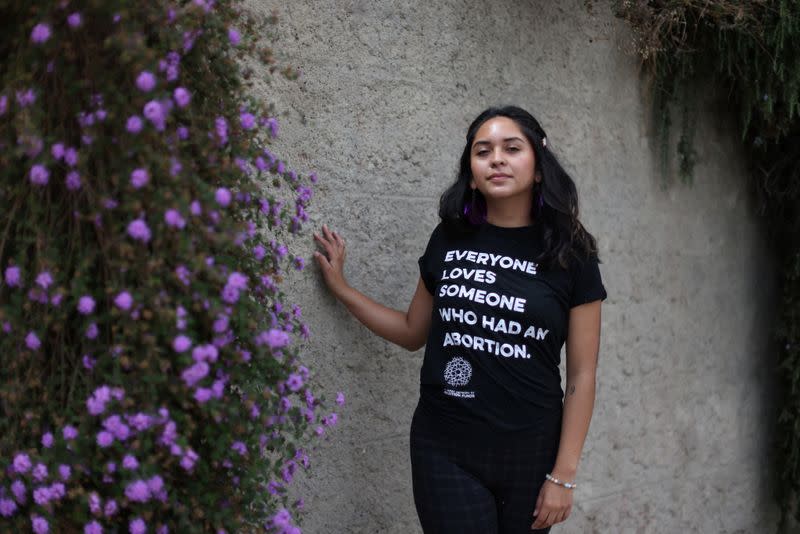 Jessy Rosales, 25, poses for a photo in Los Angeles