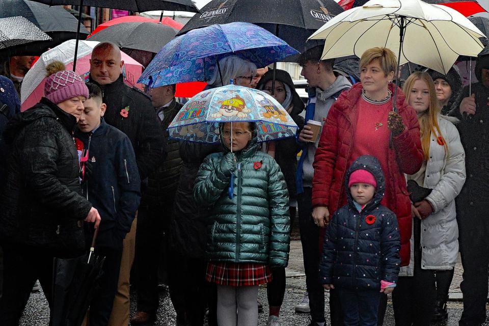The annual Remembrance Sunday service was an occasion for all ages. (Photo: Tony Hendron)