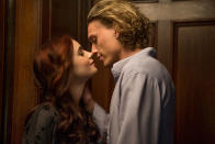 Jamie Campbell Bower and Lily Collins in Screen Gems' "The Mortal Instruments: City of Bones" - 2013