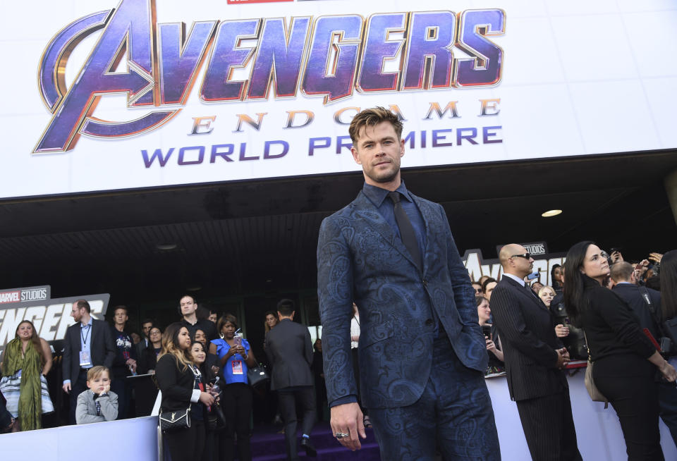 Chris Hemsworth stars as Thor in Avengers: Endgame (Chris Pizzello/Invision/AP)
