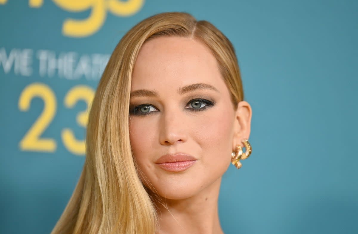 Jennifer Lawrence has opened up about parenting with husband Cooke Maroney  (AFP via Getty Images)