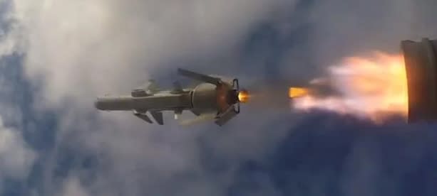 烏克蘭海王星反艦飛彈。   圖 : 翻攝自KKNew