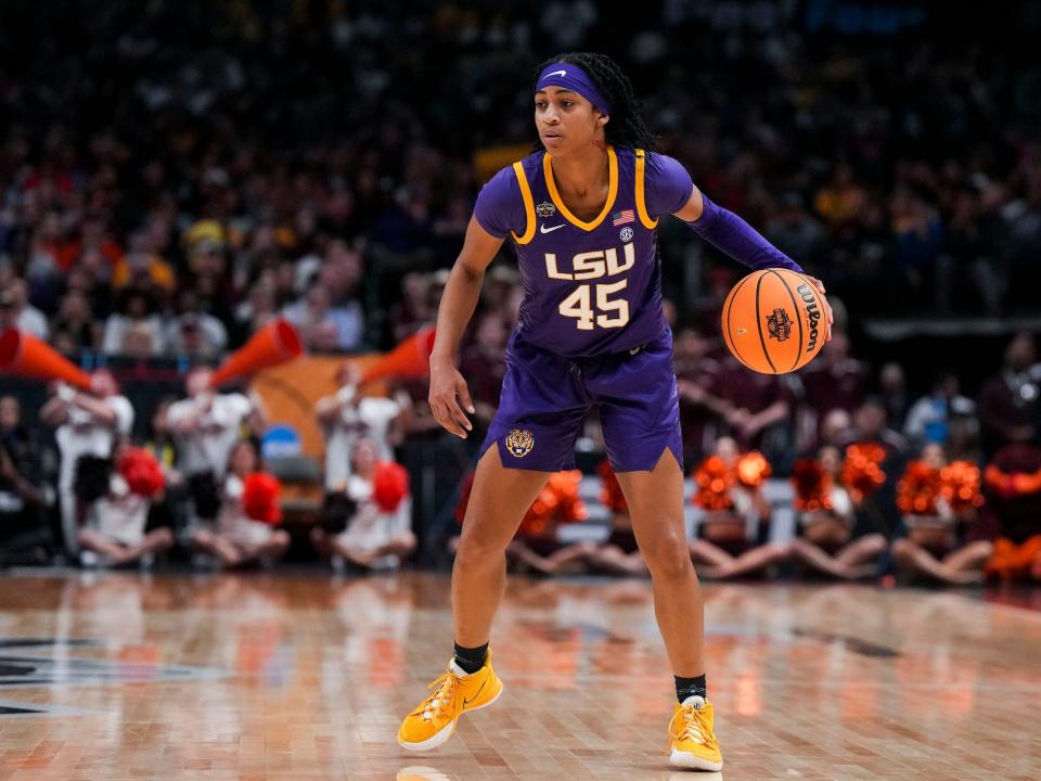 Alexis Morris during LSU's Final Four matchup against Virginia Tech.