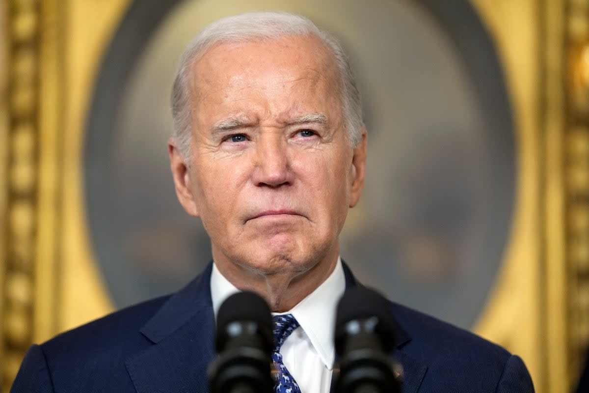 Democrats are seeking to defend president Biden after he appeared to confuse Mexico with Egyptduring a press conference (AP)