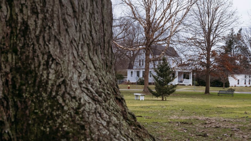 Victoria Hill's neighborhood in Wethersfield, Connecticut. - Laura Oliverio/CNN