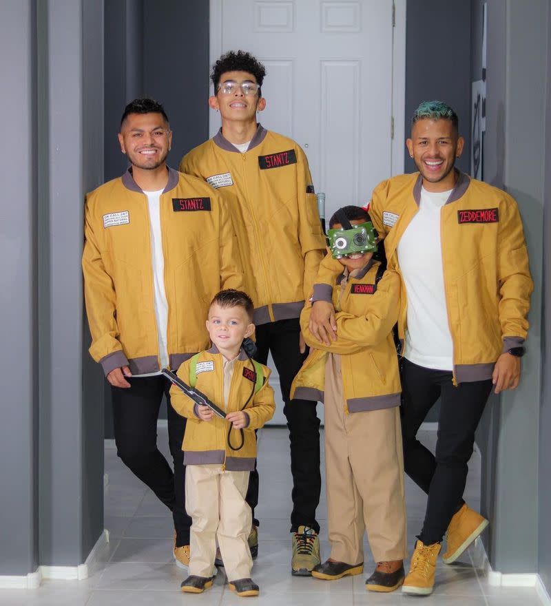 <p>Who ya gonna call? No one in a panic, because this fun <a href="https://www.countryliving.com/diy-crafts/a28918599/movie-costume-ideas/" rel="nofollow noopener" target="_blank" data-ylk="slk:movie costume;elm:context_link;itc:0;sec:content-canvas" class="link ">movie costume</a> idea is easy to DIY, even at the last minute. </p><p><strong>See more at <a href="https://www.instagram.com/p/CHBrFQzBa86/" rel="nofollow noopener" target="_blank" data-ylk="slk:@arejay5;elm:context_link;itc:0;sec:content-canvas" class="link ">@arejay5</a>.</strong></p><p><a class="link " href="https://www.amazon.com/gp/product/B07M9TVZG7?pf_rd_r=PSB227E2KMBCTBJH6DYN&tag=syn-yahoo-20&ascsubtag=%5Bartid%7C10050.g.23785711%5Bsrc%7Cyahoo-us" rel="nofollow noopener" target="_blank" data-ylk="slk:SHOP BOMBER JACKETS;elm:context_link;itc:0;sec:content-canvas">SHOP BOMBER JACKETS</a></p>