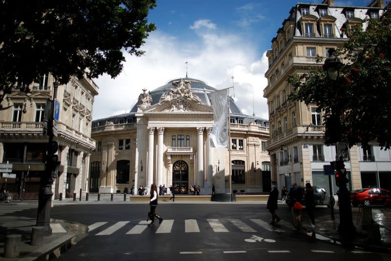 Outside view of the Bourse de Commerce - Pinault Collection in Paris