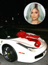 Joining the Benz in Jenner's garage is, of course, the $320,000 Ferrari 482 Italia that boyfriend Tyga rolled out on her 18th birthday. (We'll give you a minute to pick your jaw up off the floor.)