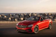 <p>caranddriver.com</p><p><a href="https://www.caranddriver.com/mercedes-amg/e53" rel="nofollow noopener" target="_blank" data-ylk="slk:Learn More;elm:context_link;itc:0;sec:content-canvas" class="link ">Learn More</a></p><p>The old saying that you can never have too much of a good thing applies especially, in our estimation, to horsepower. The newly available AMG E53 pushes the E-class into serious performance territory with its 429-hp straight-six, which features both a turbocharger as well as an electric supercharger-more good things! In our testing, the E53 hit 60 mph in 4.1 seconds. There's plenty of tech on hand, too, with automated emergency braking, blind-spot monitoring (especially helpful with the top up), and a 12.3-inch digital instrument panel. All E53s have all-wheel drive and an air suspension. Once again, Mercedes is able to blend performance and refinement, earning it a spot not just on our Editor's Choice list but to our 10Best list, too.</p>