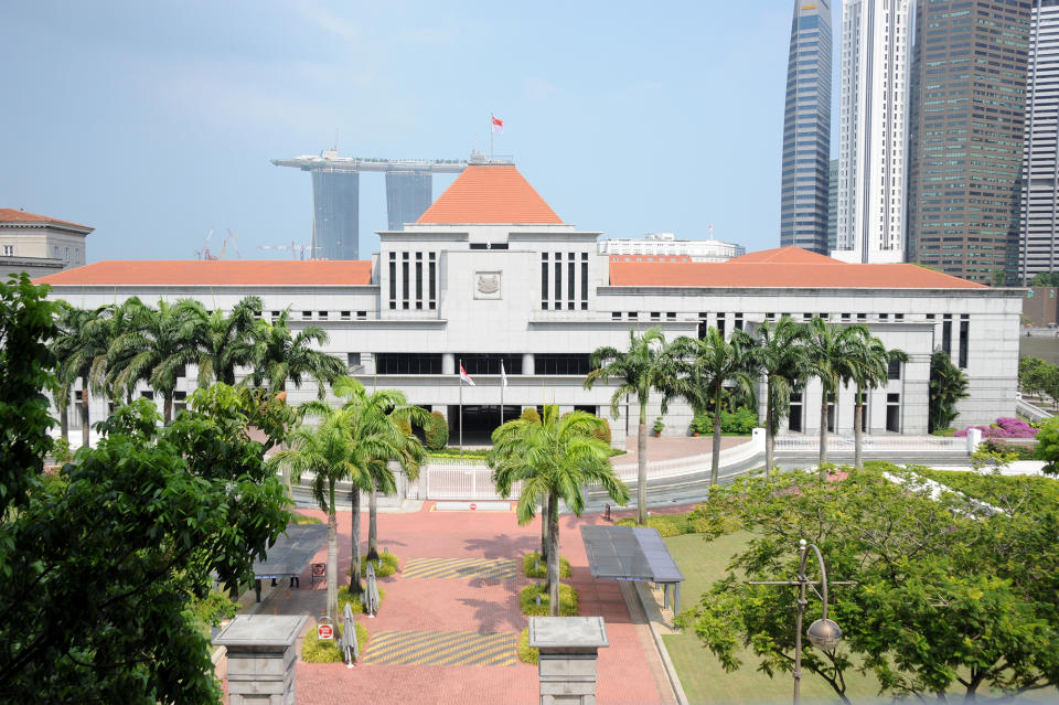 View of the Singapore Parliament building. (Yahoo file photo)