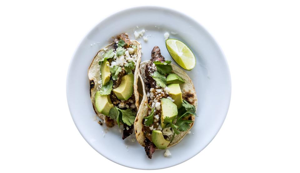 Tecate Skirt-Steak Tacos