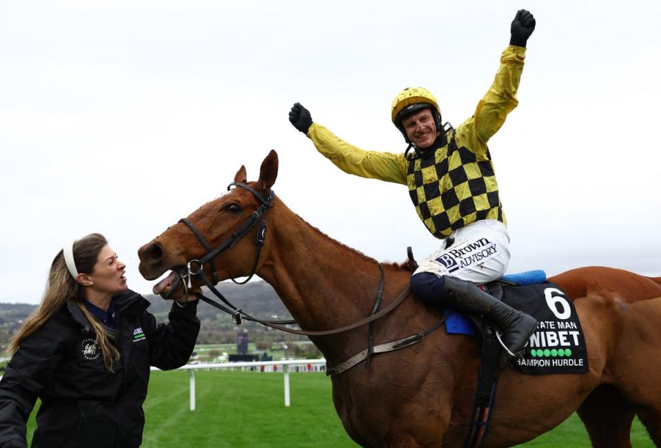 State Man proved too good in the Champion Hurdle (Action Images via Reuters)