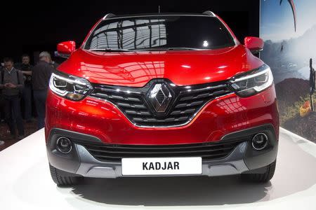 A Renault Kadjar, a new crossover SUV, is seen during a presentation in Saint-Denis near Paris February 2, 2015. REUTERS/Charles Platiau