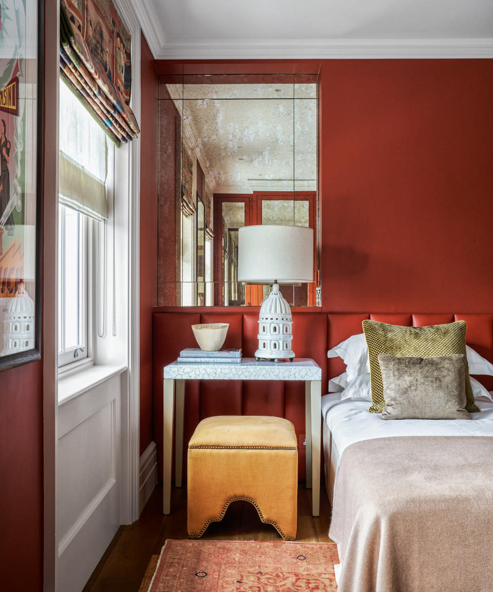 5. PLAY WITH COLOR WITH A RED BEDROOM SCHEME