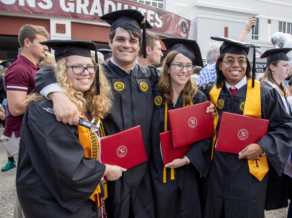 Florida Tech held its spring commencement ceremonies for undergraduate and graduates students Saturday.