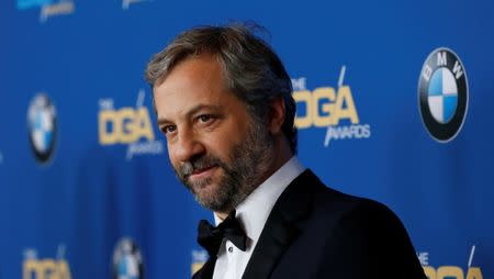 FILE PHOTO - Producer Judd Apatow poses at the 70th Annual DGA Awards in Beverly Hills, California, U.S., February 3, 2018. REUTERS/Mario Anzuoni