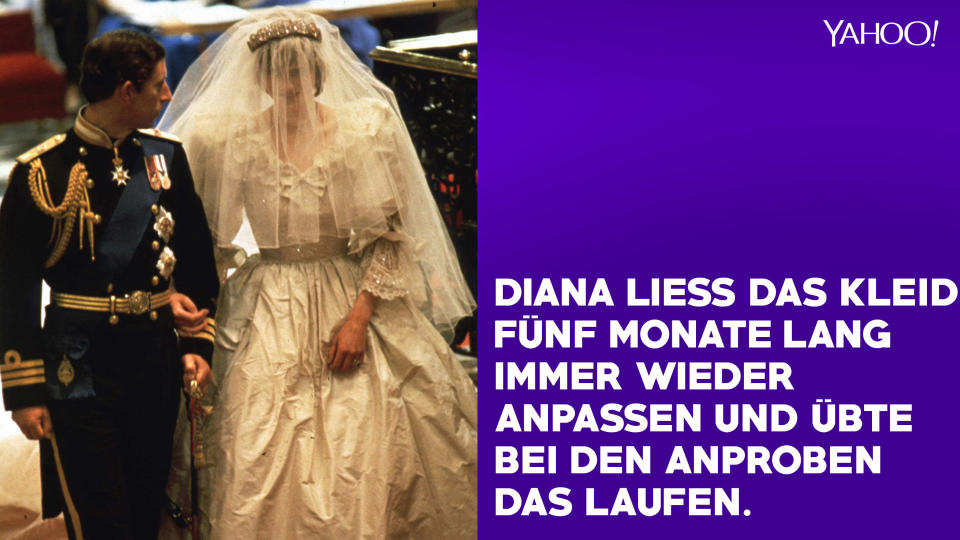 10 Fakten über das Brautkleid von Prinzessin Diana