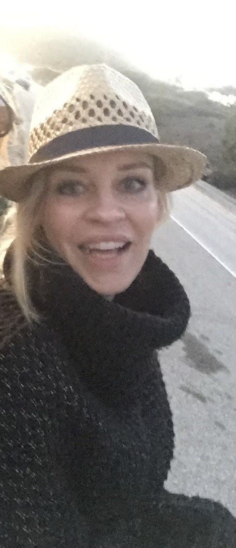 Pamela Leierth-Segura in a hat