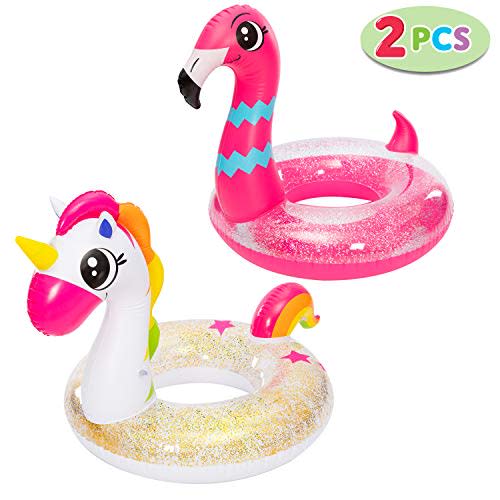 Joyin Inflatable Unicorn & Flamingo Pool Float (Amazon / Amazon)