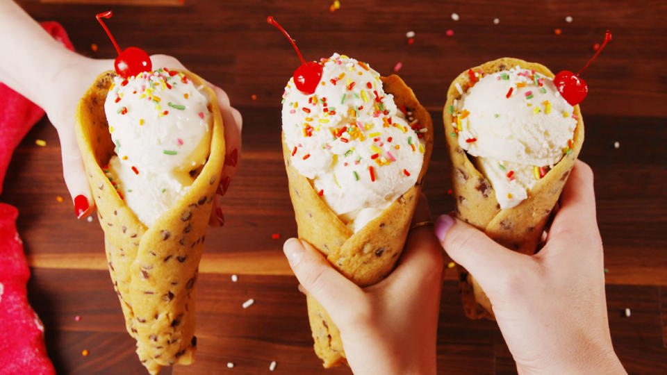 chocolate-chip-cookie-cones