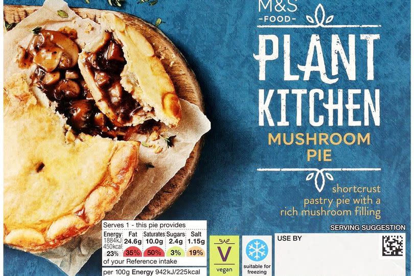 M&S Plant Kitchen Mushroom Pie