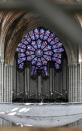 FILE PHOTO: The organ is pictured during preliminary work in the Notre-Dame Cathedral, three months after a major fire, in Paris