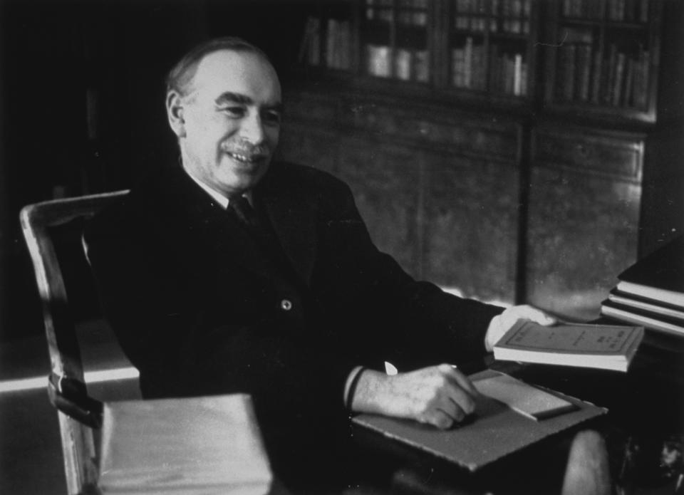 16th March 1940:  John Maynard Keynes, English economist and pioneer of the theory of full employment. Original Publication: Picture Post - 361 - Mr. Keynes Has A Plan - pub. 1940  (Photo by Tim Gidal/Picture Post/Hulton Archive/Getty Images)