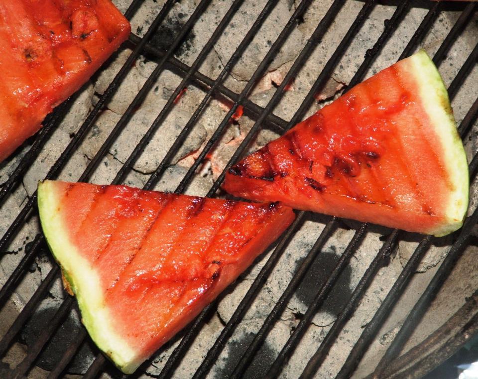 Grilled watermelon