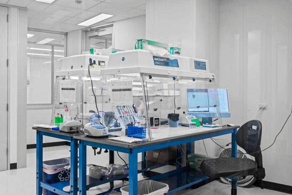 An example of a lab at Othram (Courtesy of Othram)