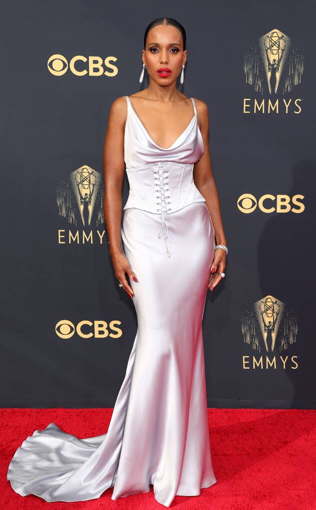 Kerry Washington, 2021 Emmys, Emmy Awards, Red Carpet Fashions, Arrivals