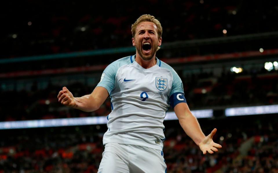 Sure starter: Harry Kane is certain to be England’s main striker in Russia