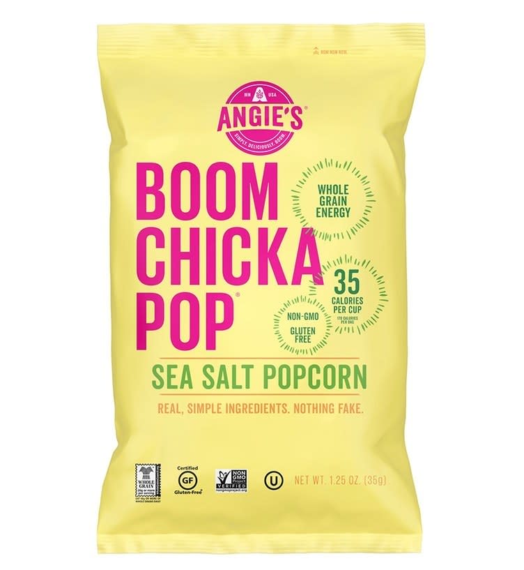 Angie's BoomChickaPop Sea Salt Popcorn, $12 for 24 (0.6-ounce) bags