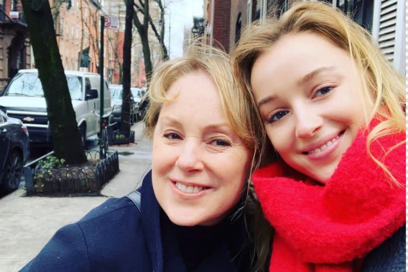 Sally Dynevor with her daughter Phoebe