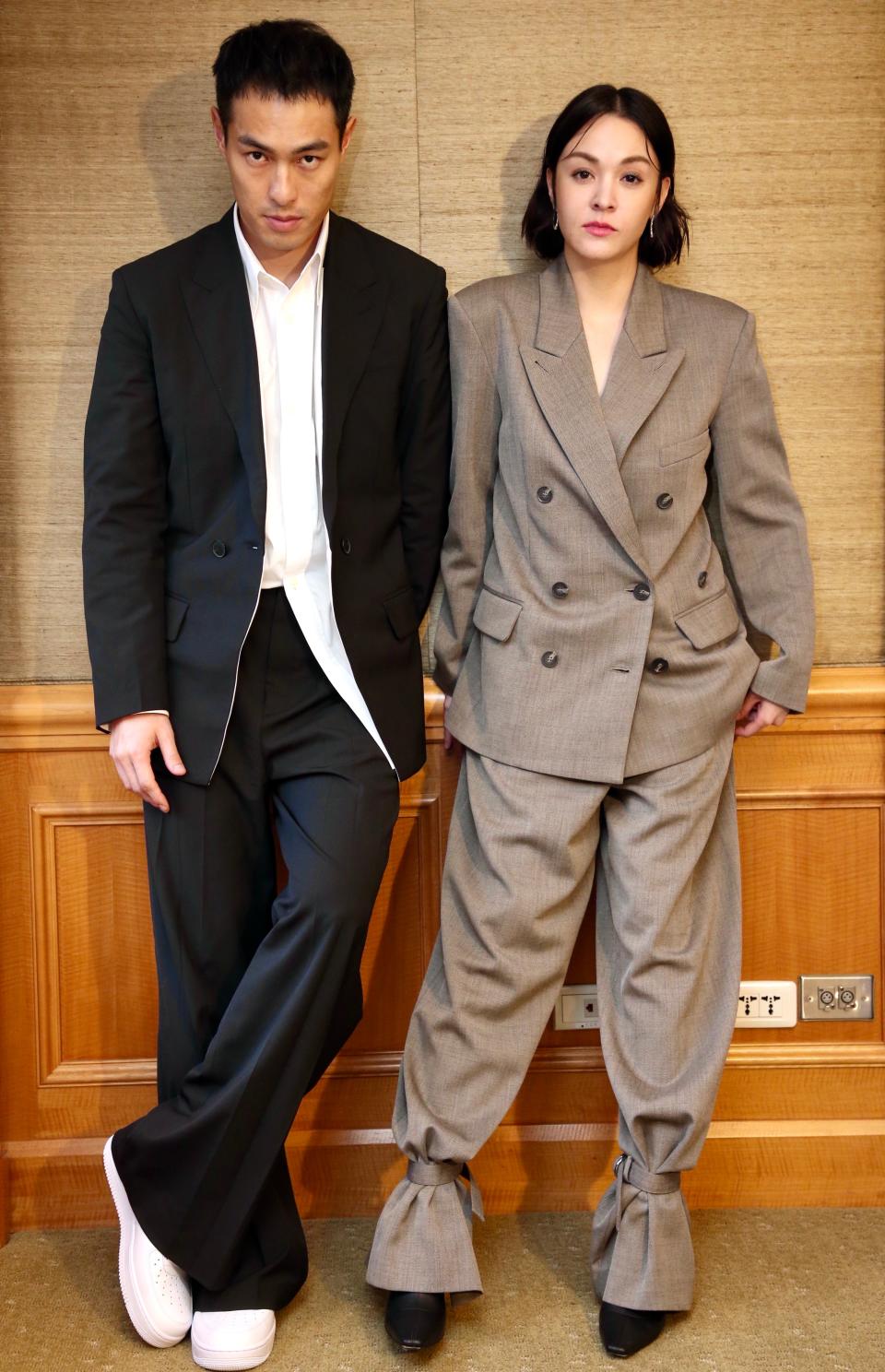 Tony Yang and Sandrine Pinna in Taipei, February 23, 2021.