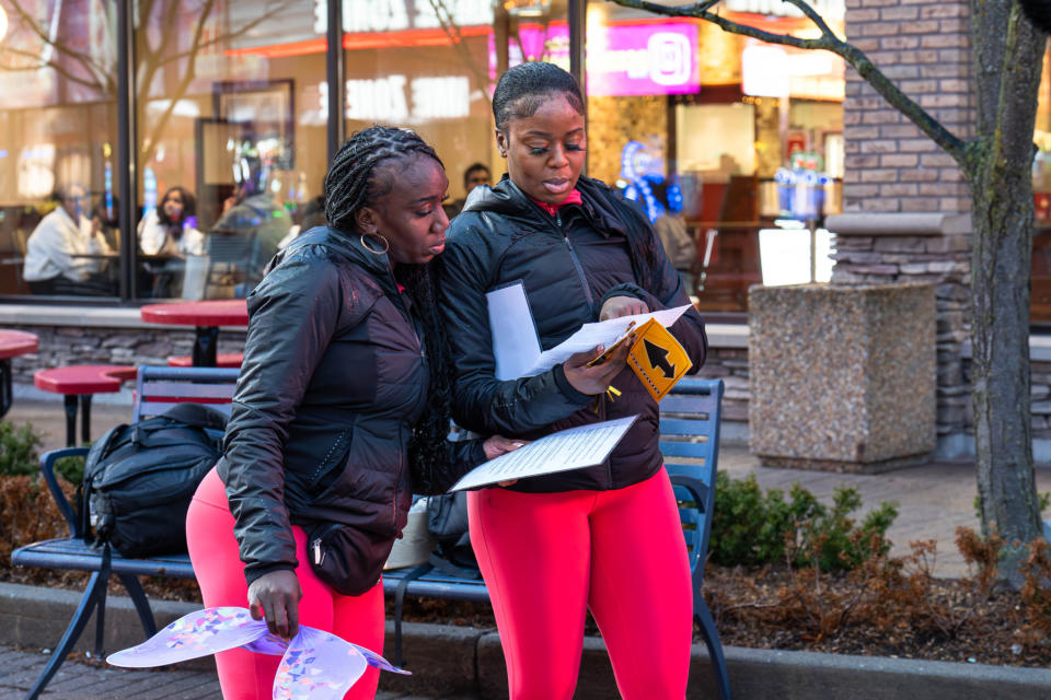 Trystenne Burey and Eva Amo-Mensah on The Amazing Race Canada Season 10 on CTV