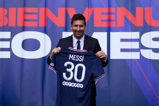 Lionel Messi joined PSG on a two-year deal with the option of a further season