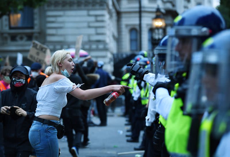 Protest against the death of George Floyd, in London